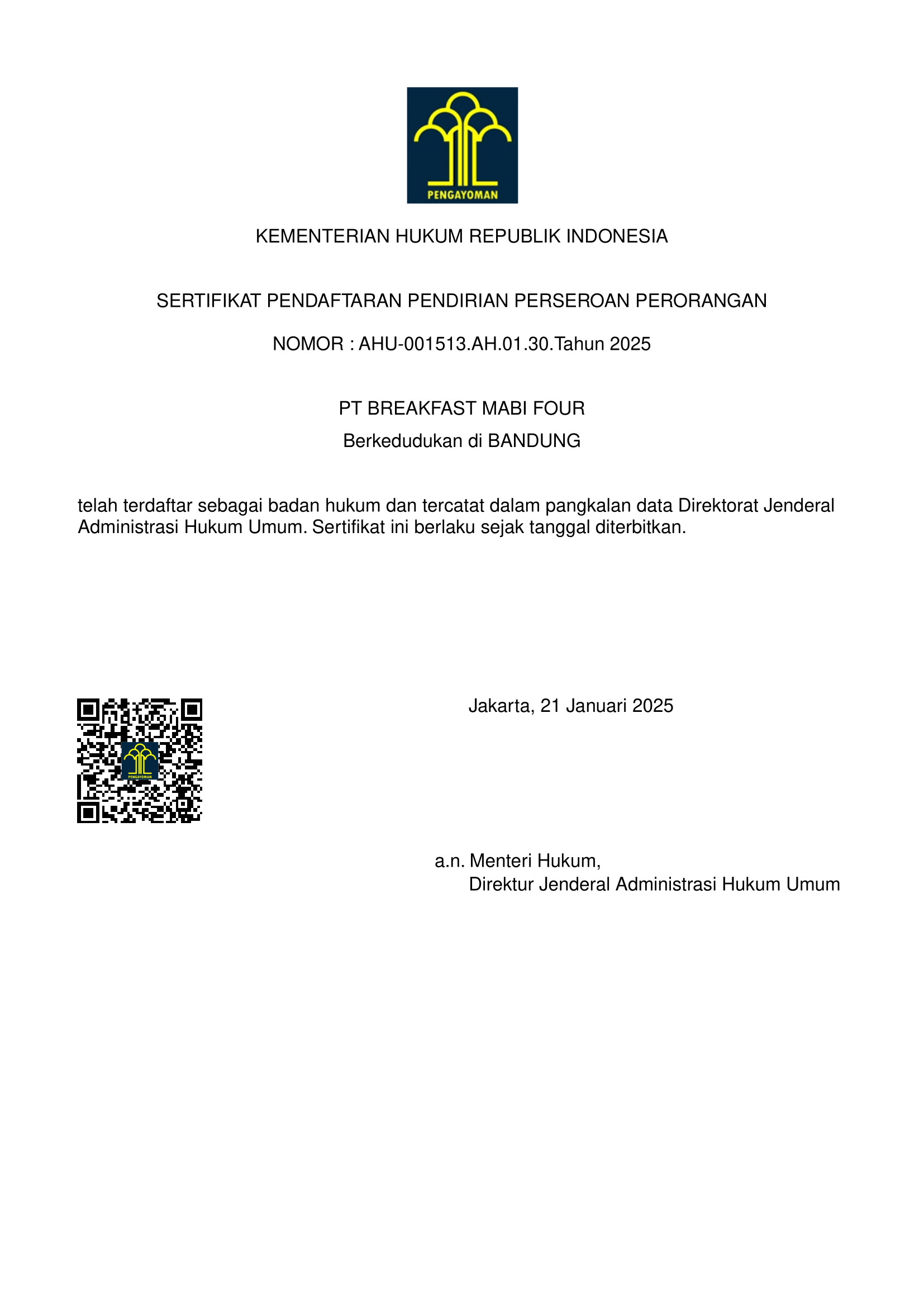 Dokumen Legalitas Usaha